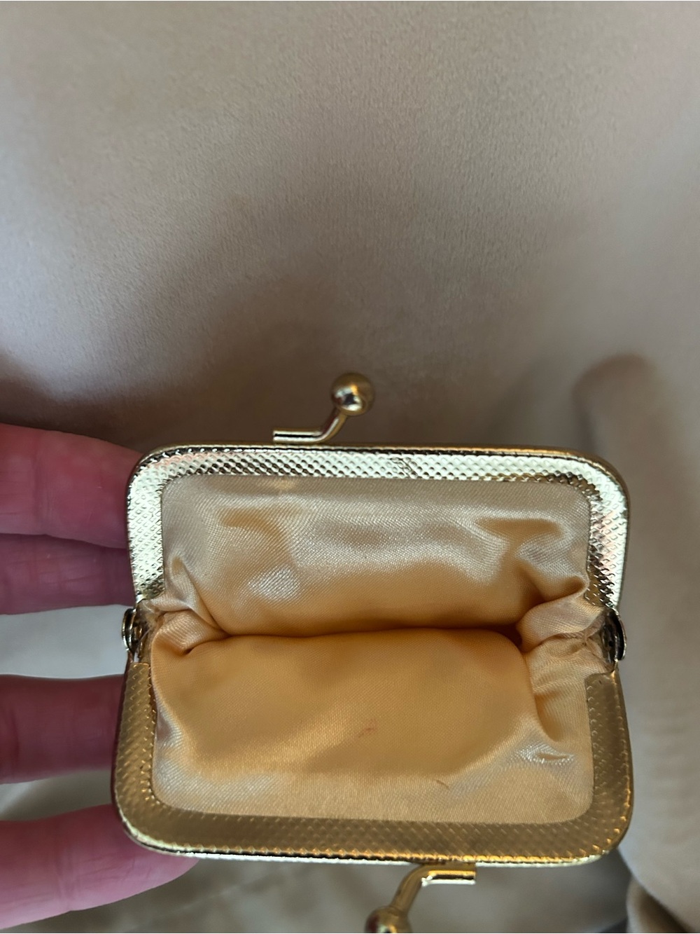 Gold Sequin Evening Clutch Bag - Picture 2 of 6